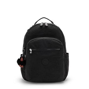 Kipling Seoul Large 15" Backpack Laptop Veske Svarte | NO 1568HA